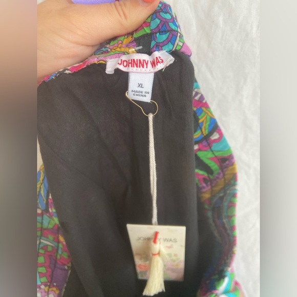 Johnny Was Johnny Was Demarne Pull-On Short in Blue Size XL NEW - Picture 5 of 16